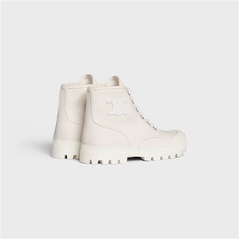 celine sneaker white|Celine lace up boots.